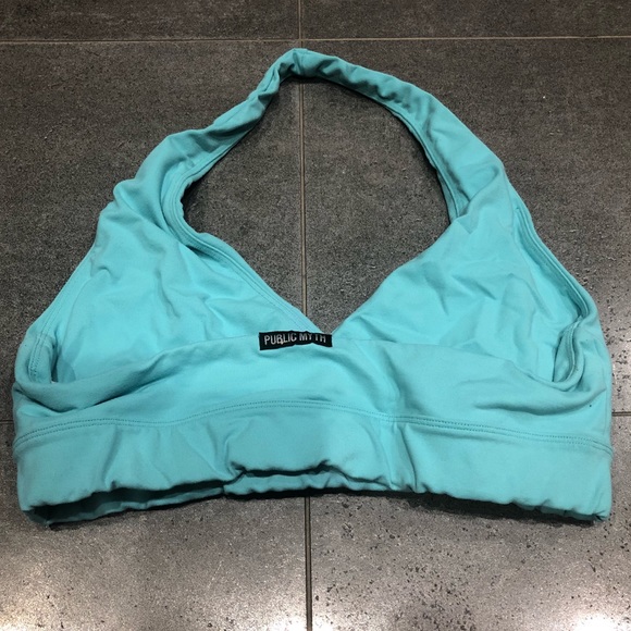 Public Myth Halter Sports Bra – Mint Green - Picture 2 of 2